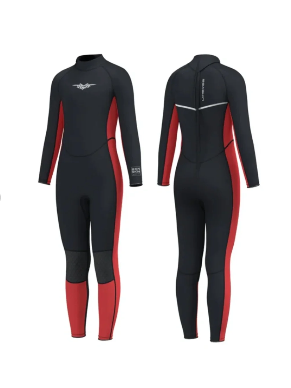 NWOT Seaskin Boys 3mm Neoprene Back Zip Wetsuit | Size 3 | Surf Swim